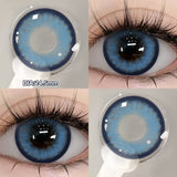 Popxstar  2PCS Silver Knight Contact Lenses for Eyes Rainbow Colored Eye Lenses Beauty Pupils Gradient Contact Lenses Optical Lens