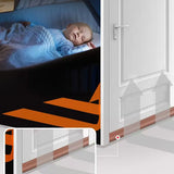 Popxstar New Mute Door Bottom Sealing Strip Door Insulation Anti-mosquito Sealing Without Glue Wool Strip Bedroom Sound Insulation Strip