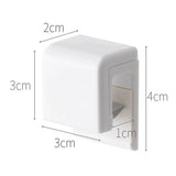 Popxstar 1-100pcs Punch-free Toothbrush Holder Wall-mounted Toothpaste Holder Storage Rack Holders Organizer Bathroom Accessories