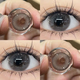 2PCS Contact Lenses for Natural Eyes Health & beauty Big Doll Eye Pupils Yearly Korean cosmetics Color Lens Fast Shipping