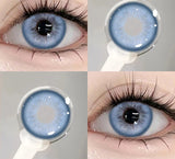 Popxstar New Natural 2-Piece Color Contact Lenses Blue Green Beautiful Pupil High Quality Soft Lenses Diopters Myopia Degree Year