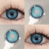 Popxstar NEW Choco Series Colored Contact Lenses Cosmetic Black Lenses Gray Contacts Lenses Women Makeup Colored Pupils Blue lenses