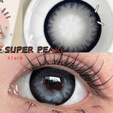 Popxstar 14.50mm Soft Contacts Lenses with Power for Eye Colors Dolly Eyewear Accessories линзы для глаз цветные Orange Bubble