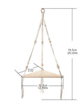 Popxstar Wooden Corner Shelf Wall Decor Pot Storage Display Stand Macrame Floating Shelf Wall Organizer Boho Room Nordic Home Decoration