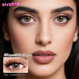 Atmosphere Essential Natural Color Contact Lenses - Bionic Pupil Design, Premium Texture, Versatile Brown/Blue/Gray