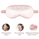 Popxstar Imitated Silk Eye Patch Shading Sleep Eye Eyepatch Soft Blindfold Smooth Eye Mask Sleeping Aid Eyeshade Eye Cover Patch Bandage