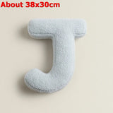Popxstar  Ins 26 English Letters Plush Throw Pillow Soft Stuffed Kids Toys Dolls Sofa Cushion Room Decor Shooting Props for Children Gifts