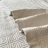 Popxstar  1000TC Egyptian Cotton Luxury Quilted Bedspread, King Size, Bed Cover, Mattress Topper Coverlet, Bed Sheet, Pillowcases 3/5Pcs