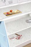 Popxstar Kitchen Cabinet Pearlescent White Marble Contact Paper Vinyl Self Adhesive Waterproof Wallpaper Peel and Stick Decor Stickers