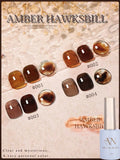 12ML Maillard Tortoise Shell Gelly Amber Gel Nail Polish Brown Nails Black Nails New Year Nails Nail Supplies