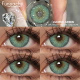 Popxstar  1pair Bloom Black Contact Lenses for Eyes Natural Cosmetic Brown Gray Pupil Eye Lens Color Lens Fashion Beauty Yearly