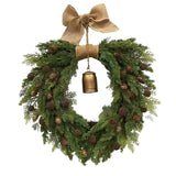 Popxstar Bohemian for Front Door Indoor with Bow Knot Spring Decorations Gift Artificial Wreath Garland for Living Rooms Porches Bedrooms