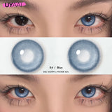 Popxstar Anime Lenses for Eyes y2k Pink Lenses Korean Style Fashion Lenses for Halloween Purple Eye Contacts 1 Pair Red Lenses