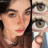 New Natural Lenses Gray Lenses 1 Pair Color Eye Contacts Blue Pupils Korean Style y2k Lenses Big Eyes Colorcon