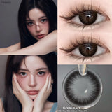 Popxstar  2pcs Colored Contact Lenses for Eye Natural Pupils Green Blue Contact Lenses Beauty Cosmetics High Quality Lens Yearly