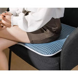 Popxstar  Breathable 4D air fiber seat cushion office sedentary driving washable