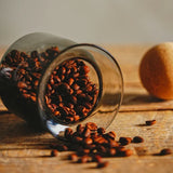 Popxstar  Coffee Bean Storage Jar Retro Sealed Food Grade Glass Coffee Powder Preservation Large Capacity Storage Bottle