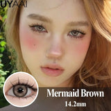 Popxstar  Contact Lenses Cosmetics Lenses Choco Jump Series Eye Color Lens Beauty Black contacts Woman Accesories Natual  Brown lens