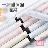 Popxstar Wallpaper Self-adhesive Moisture-proof Pastoral Flower Living Room Bedroom Waterproof Erasable Wall Sticker Home Decoration