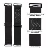 Popxstar Adjustable Wig Band For Holding Wigs Non Slip Wig Band 1-3Pcs Black Adjustable Elastic Band For Wigs Making