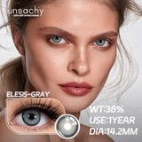 1 Pair Blue Color Contact Lenses Natural Brown Lenses Gray Beautiful Pupils for Eyes Women Cosmetics Eye Contacts Lens