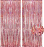 Popxstar Sparkly Colored Party Rain Curtain for Birthday ,Wedding