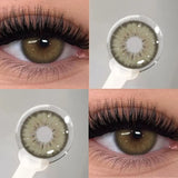 1Pair Cleopatra 2.0 Series Natural Color Contact Lenses for Eyes Brown Lenses Colorcon Lenses Yearly Beautiful Grey Eyes