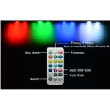 Popxstar LED Water Floating Light Remote Control Swimming Pool Light Luminous Ball Inflatable Beach Ball Party Accessories