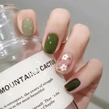 Popxstar 24Pcs/Set Long T Glitter Wearing Reusable False Nails Nail Art Full Cover Artificial Fake Nails Ballerina False Nail