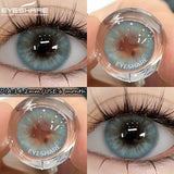 Natural Colored Contact Lenses Fashion Blue Eyes Lenses Gray Beautiful Pupils High Quality Brown Makeup Eyes Contacts