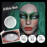 Popxstar  Cosplay Vampire Red Contact Lenses Anime Cosplay Halloween Lenses Cosmetic Colorful Multicontacts White Black Softlens