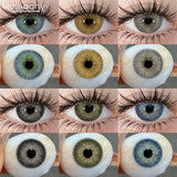 Popxstar  Korean Lenses Color Contact Lenses for Eyes 1pair Natural Colorcon Eye Lens Blue Green Eye Lens Beautiful Pupil Yearly