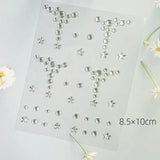 Popxstar New Diy Eyes Face Self Adhesive Makeup Temporary Tattoo Beauty Diamonds Jewels Stickers Festival Body Art Decor Nail Diamond