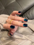 Autumn Winter Blue Black Red Glass Bead Crystal Cat Eye Gel Nail Polish New Whitening High Density Sparkling Nail