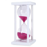 Popxstar  30/60 Minutes Hourglass Kitchen School Modern Wooden Sandglass Home Decoration Gift