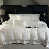 Popxstar  800TC Lyocell Bamboo Fiber Soft Silky Cool Feeling Summer Bedding Set Glossy Duvet Cover Set Bed Sheet/Fitted Sheet Pillowcases