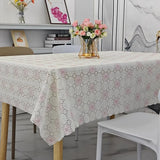 PVC Printed Square Tablecloth Waterproof Oil Resistant Washable Table Cloth Home Minimalist Dining Table Coffee Tables Cover
