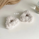 Popxstar Plush Cat Ears Hair Clips For Women Girls Lamb Cashmere Hairpin Forehead Bangs Clip Fluffy Children New Winter Hair Accessories