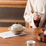 Popxstar  Ceramic Retro Incense Stove Plate Incense Home Interior Line Incense Seat Creative Sandalwood Burner Zen Tea Ceremony