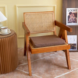 Popxstar linen natural latex seat cushion single student chair seat cushion office beautiful buttocks car meal seat cushion