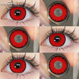 Popxstar   Contact Lenses for Eyes 2pcs Anime Cosplay Colored Lenses Crazy Halloween Lenses Contact Lens Beauty Eye Makeup