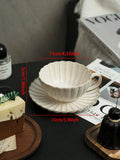Popxstar American Style Coffee Cups Set Vintage Ceramics Cups Set with Teapot Milk Cup Great Coffee Bowl Kitchen Supplies