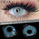 Popxstar  Color Contact Lenses Brown Green Color Lens Eyes Beautiful Pupil Blue Colored Contacts Lenses For Eyes Makeup 2pcs/Pair