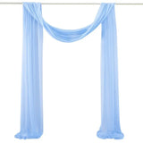 Popxstar Chiffon Wedding Arch Draping for Ceremony Reception Decorations Pink Sheer Fabric Curtains for Party Stage Bridal Shower