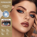 1 Pair Colored Pupils for Eyes Gray Eye Contacts Brown Natural Soft Lenses Beauty Pupils Women Makeup Yearly Cosmetics