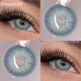 1 Pair Brown/Gray Color Contact Lenses Beautiful Pupils Cosmetic Korean Fashion Natural Eye Contacts Doll Black Lenses