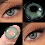 1pair Blue Contact Lenses for Eyes Natural Colored Contact Blue Eyes Lenses Fashion Contacts Lenses Yearly Green Pupil