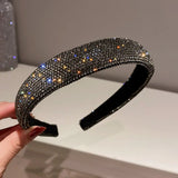 Popxstar Full Rhinestone Hairband Flash Temperament Headband simple personality Hair Accessories