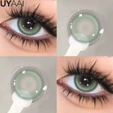 Popxstar  Contact lenses Makeup Color Contacts Lens Colorcon Water Light Cosmetics Blue Eyes Lens Beauty Green Pupils Fashion Eyes