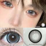 Popxstar 1 Pair/2pcs Lenses Bubble Series Contact Lenses for Eyes Fashion Natural Pupils Beauty Color Lens Eyes Myopia Lenses
